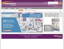 Tablet Screenshot of bioexpress.com